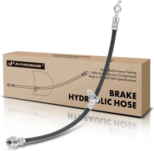 A-Premium Manguera hidráulica de freno delantero para conductor o pasajero compatible con modelos seleccionados Ford y Lincoln - Edge 2007-2014, MKX