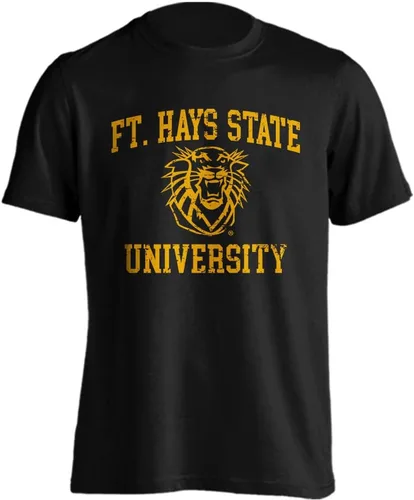 Miniatura 152 de Sport Your Gear NCAA Camiseta de manga corta retro con licencia oficial de aspecto desgastado para el día del juego, camiseta de espíritu deportivo