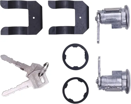 Miniatura 6 de JZGRDN Par de llaves de cilindro de cerradura de puerta 5070001 DL15504 compatibles con Ford E150 E250 E350 E100