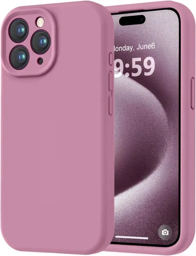 Miniatura 108 de LOVE 3000 Compatible con Funda para iPhone 15, [Cámara de Cobertura Completa de Silicona Suave] [Protección contra Caídas de 8 pies], Forro de Negro