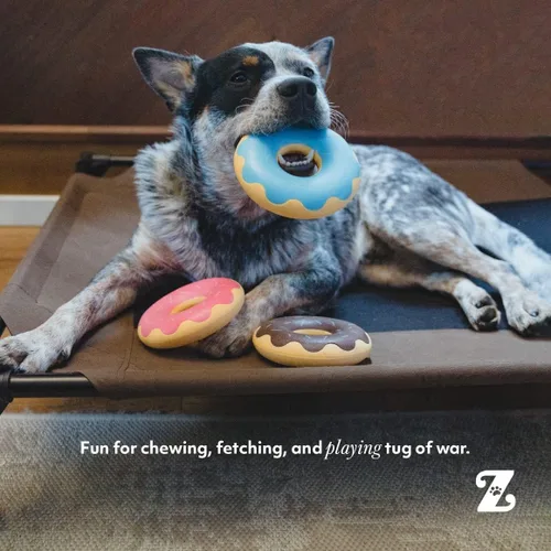 Miniatura 5 de ZippyPaws ZippyTuff - Juguete masticable para perros, juguete duradero de goma para masticar, juguetes de dentición para cachorros, juguetes