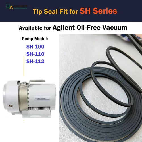 Miniatura 2 de Juego de servicio de sello de punta para bomba de vacío Agilent Scroll compatible con el modelo SH-110, solución alternativa de reparación y cambio