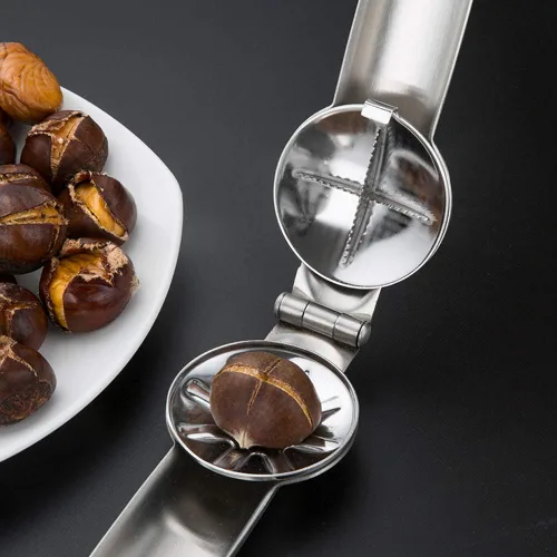 Miniatura 5 de Artcome Alicates de metal para abridor de nueces con clip de castaña, almendras de nuez, avellanas, alicates para abridor de nueces multifuncionales