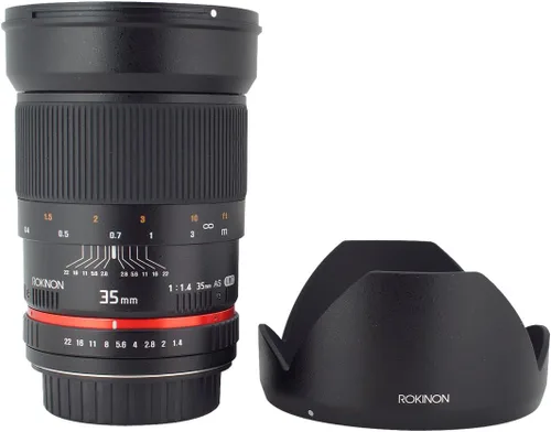 Miniatura 2 de Rokinon - Lente de 35 mm f/1.4 para cámaras Canon