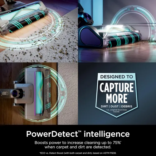 Miniatura 3 de Shark PowerDetect - Aspiradora inalámbrica de mano, potente succión, filtración HEPA, autonomía de 70 minutos, para alfombras y suelos duros
