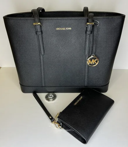 Miniatura 3 de Michael Kors MICHAEL Michael Kors Jet Set - Bolso de hombro grande TZ de viaje con doble cierre para la muñeca