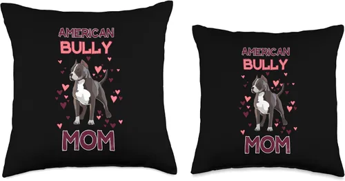 Miniatura 3 de Funny American Bully Mom Quote Designs Mom American Bully Lover for Owner - Almohada (16.0 x 16.0 in), multicolor
