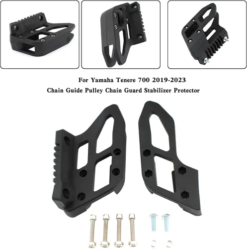 Miniatura 7 de Polea guía de cadena Estabilizador protector de cadena apto para Yamaha Tenere 700 XTZ 2019+