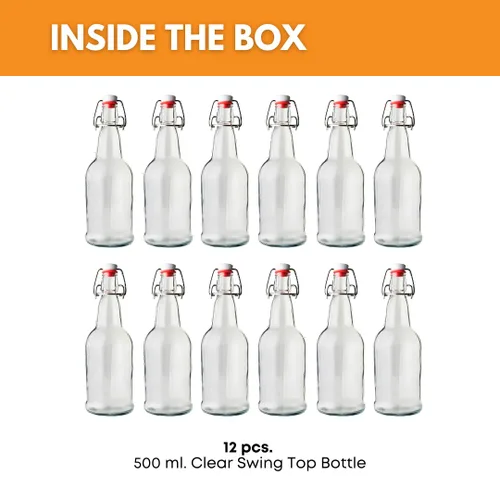 Miniatura 2 de Caja de 12, 16 oz (453 g). EZ Cap – Botellas de cerveza - CLARA Claro