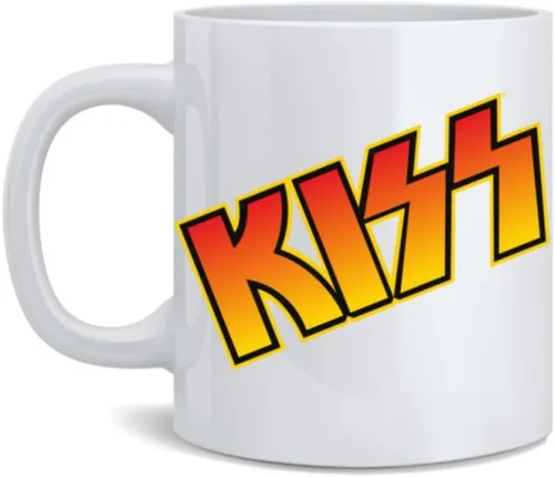 Miniatura 4 de Poster Foundry Kiss Band Music Demon Flames - Taza de café (12 onzas)