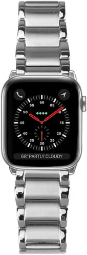 CASETiFY Correa de reloj de eslabones [acero inoxidable de alta calidad] compatible con Apple Watch Series 1-9, SE, Ultra - 1.496 in/1.575 in/1.614