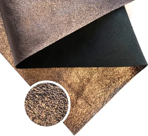 Miniatura 5 de Piel de cordero metálica azul claro real: material de cuero genuino brillante para costura, manualidades y fabricación de joyas