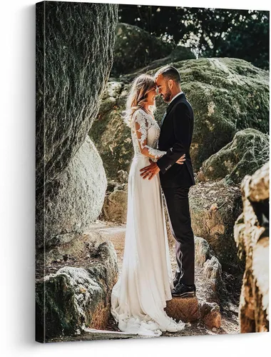 P&L ART. Impresiones en lienzo personalizadas: foto sobre lienzo transforma tus fotos en impresionantes arte de pared enmarcado, foto impresa