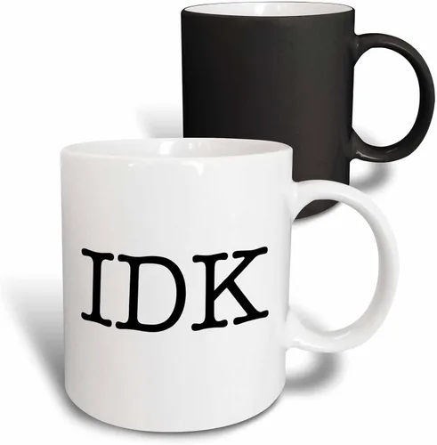 Miniatura 13 de 3dRose Idk - Taza de dos tonos, 11 onzas, multicolor 2-Varios