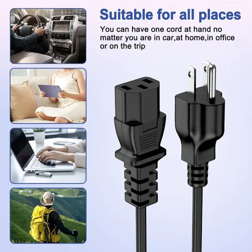 Miniatura 6 de Digipartspower Cargador de cable de alimentación de CA para ION Pathfinder 4 Altavoz portátil Ipa125