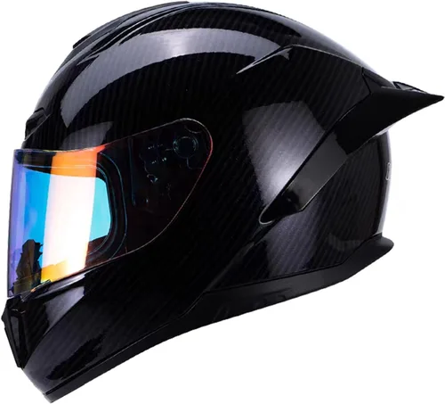 Miniatura 8 de Casco de motocicleta retro de cara completa aprobado por DOT