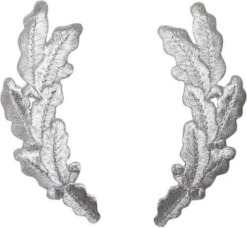Miniatura 6 de Huevos revueltos, bordados, parche para planchar (oro desgastado)