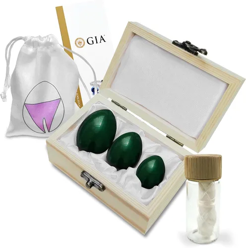 Miniatura 9 de Sacred Weapon Huevo Kegel de cuarzo rosa certificado GIA - Ejercitador de suelo pélvico para mujeres Soporte para menopausia, posparto y prolapso