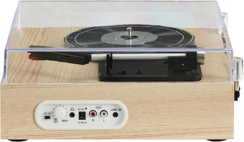 Miniatura 4 de Tocadiscos Crosley CR6042A-NA Scout de 3 velocidades con Bluetooth y bocinas integradas, color natural