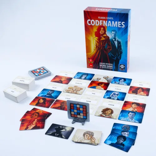 Miniatura 2 de CGE Codenames Juego de Mesa (2ª Edición) El Juego de Fiesta de Asociación de Palabras Ultra Secreto para Noches de Juegos con Amigos y Familia, 4+