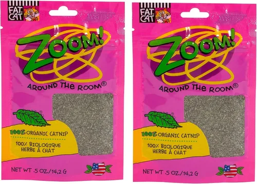 Miniatura 6 de Petmate Hierba gatera orgánica - Hoots Zoom Around the Room Catnip - Cultivada y cosechada en Estados Unidos bolsa de 0.5 onzas