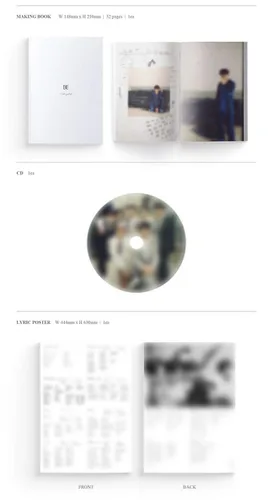 Miniatura 2 de BTS [BE] DELUXE EDITION LIMITED Album. 1p CD+192p Photo Book+32p Making Book+1p Poster+8p Photo Card+1p Polaroid Card+1p Photo Frame+7p Post Card+1p
