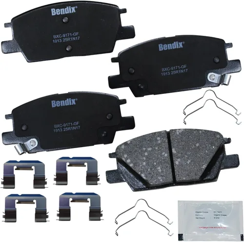 Miniatura 138 de Pastillas de freno delanteras cerámicas Bendix Priority1 CFC2302 para Hyundai Elantra 2021, Sonata 2022-2020, Kia K5 2023-2021