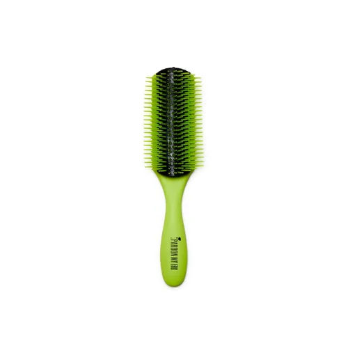 Pardon My Fro Cepillo desenredante, desenredante sin esfuerzo para cabello húmedo y seco, diseño ligero para todo tipo de cabello rizado