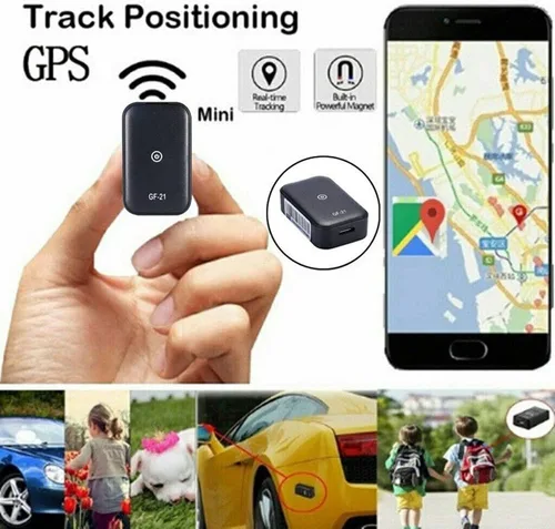Rastreador GPS - Mini grabadora activada por voz Grabación de audio en tiempo real WiFi/GSM