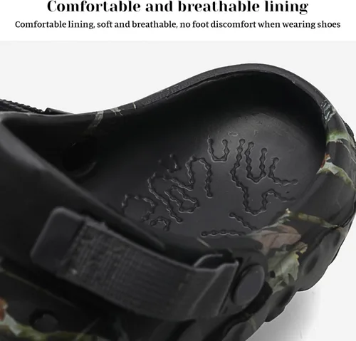 Miniatura 5 de Zuecos para hombre y mujer, sandalias deportivas para exteriores, antideslizantes, para jardín, trabajo, transpirables, impermeables, ligeras