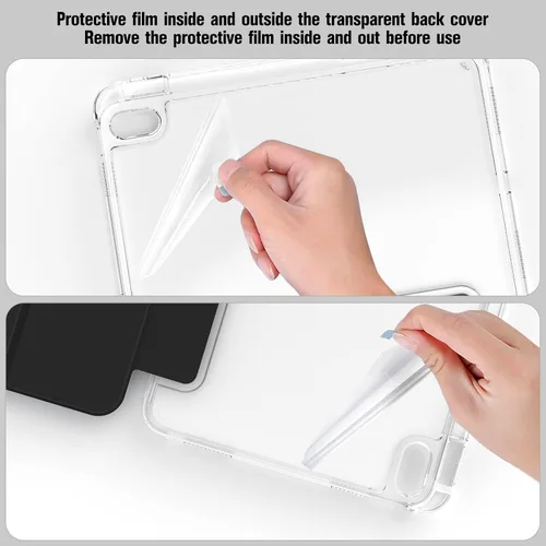 Miniatura 8 de Funda para iPad (A16) de 11ª generación de 11 pulgadas 2025, funda para iPad de 10.9 pulgadas 2022 de 10.9 pulgadas con soporte para lápices, funda