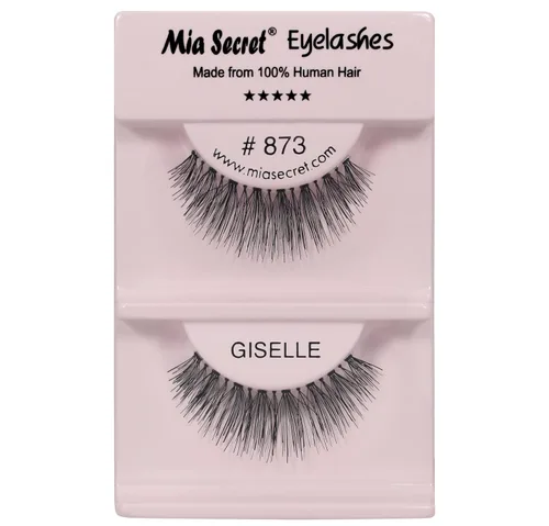 Miniatura 31 de Mia Secret Demi Wispies - Pestañas postizas de estilo natural, pestañas de tira fina, banda transparente invisible, pestañas de cabello humano