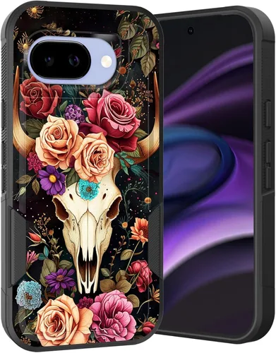Miniatura 161 de Funda para Pixel 6A, Híbrida de Doble Capa de Servicio Pesado Resistente a Prueba de Golpes PC Duro + Funda Protectora de Silicona Suave para Google
