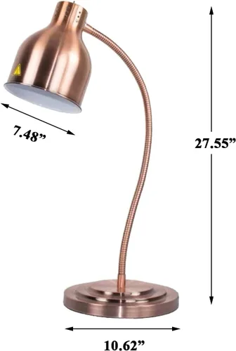 Miniatura 2 de Lámpara de calor de alimentos de mesa Calentador de alimentos infrarrojos Lámparas de calefacción portátiles para alimentos 250 vatios