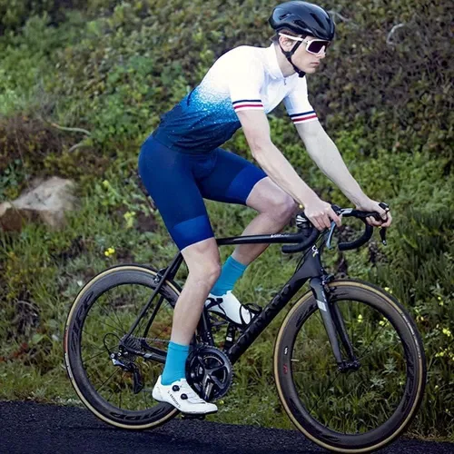 Miniatura 5 de Lo.gas Cycling Jersey Men ShortLong Sleeve Bike Biking Shirts Full Zip with Pockets Road Bicycle Clothes