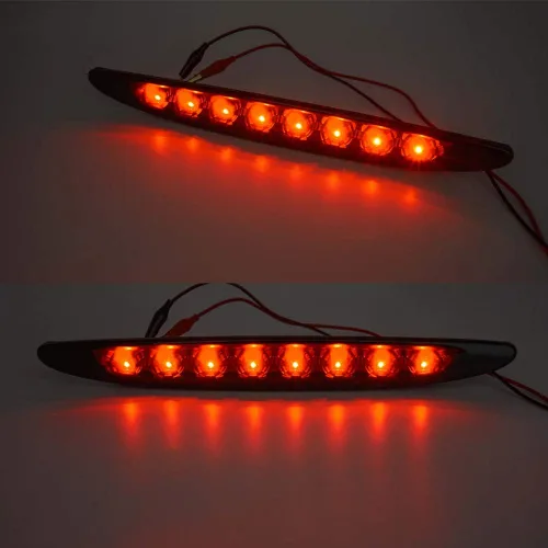 Miniatura 2 de Kit de luz de freno LED roja con lente ahumada para 2002-2006 MINI Cooper R50 R53 1ª generación OEM de alta lámpara de freno de montaje alto
