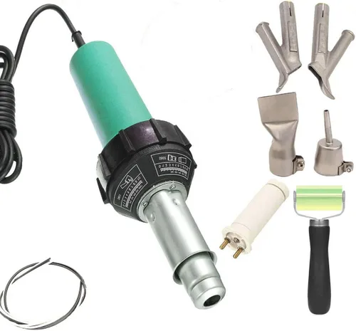 Miniatura 9 de Beyondlife Kit de soldadura de plástico de 1600W Pistola soldadora de aire caliente Pistola de calentamiento Pistola de gas caliente de PVC Pistola
