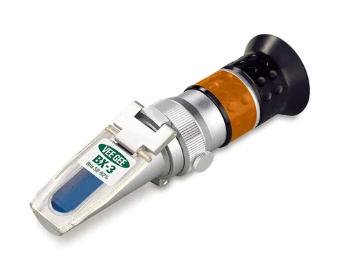 Vee Gee Scientific BX-3 Refractómetro de mano, con escala Brix, 58-92%, +/-0.2% Precisión, 0.20% Resolución