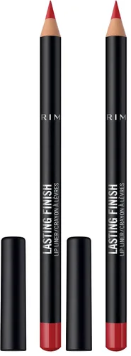 Miniatura 15 de Rimmel Lasting Finish 8HR Lápiz delineador de labios suave, fórmula vibrante y mezclable para bloquear el lápiz labial en su lugar durante 8 horas