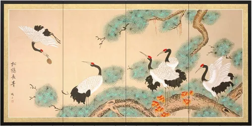Miniatura 9 de Oriental Furniture - Bambú y cinco pájaros (36 pulgadas)