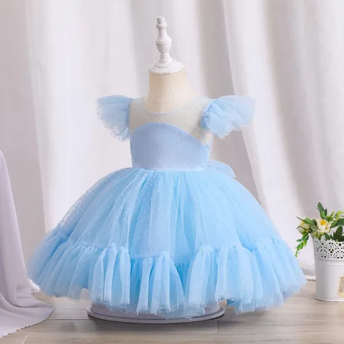 Miniatura 3 de Nileafes Vestidos de princesa para niña de flores vestido de fiesta de cumpleaños