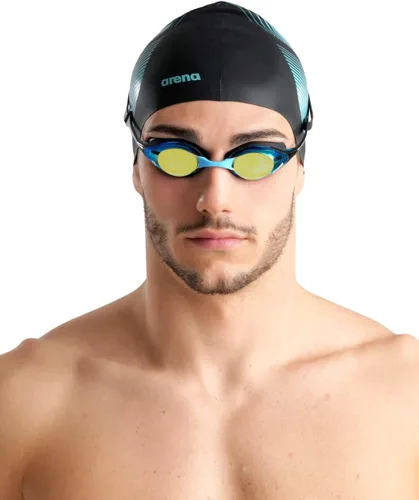 Miniatura 4 de Arena Gafas de natación unisex para adultos, diseño hidrodinámico de espejo de policarbonato/lente sin espejo