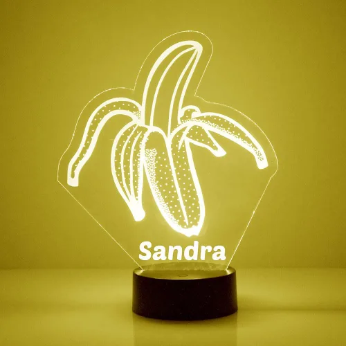 Miniatura 12 de MMS Food - Lámpara LED de luz nocturna, personalizada con tu nombre o texto, control remoto con 16 colores, 4 modos de luz, lámpara LED de regalo