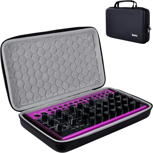 Miniatura 14 de Bolsa de transporte para controlador MIDI Banworks de poliuretano con carcasa rígida, ajuste personalizado para Ableton Push 3