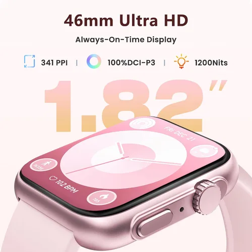 Miniatura 2 de Reloj inteligente para hombres y mujeres, llamada Bluetooth, más de 120 modos deportivos, seguimiento del sueño, contador de pasos y calorías, reloj