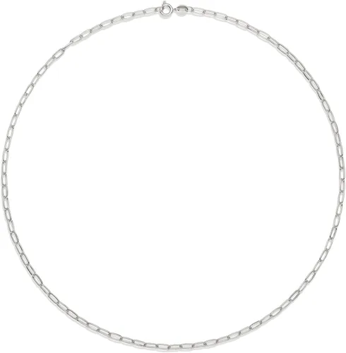 Miniatura 3 de Tienda Essentials Collar de cadena de clip chapado en oro de 14 quilates