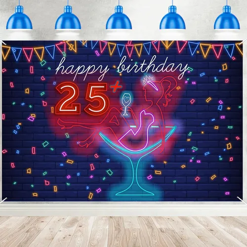 Miniatura 8 de Cartel de neón con texto en inglés «Happy 15» Birthday Girl Happy 15 Birthday Banner «Cheers to 15 años» de tacón alto, maquillaje para decoración