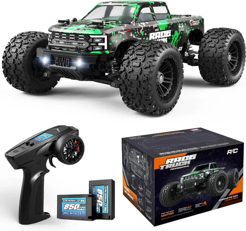HAIBOXING Camión RC a escala 1:18 18859E, vehículo 4X4 todoterreno con velocidades de hasta 22.4mph (36 km/h), control remoto de grado Hobby 2.4GHz,