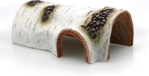 Miniatura 12 de JIHAQUA Decoración de Terrario de Corteza de Resina para Acuario, Escondite para Lagarto, Serpiente o Reptil, Cueva de Escondite para Lagarto, Araña