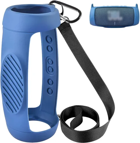 Miniatura 11 de Funda de silicona para JBL Charge 5, altavoz Bluetooth portátil impermeable, cubierta protectora de gel suave para viajes, funda de goma impermeable